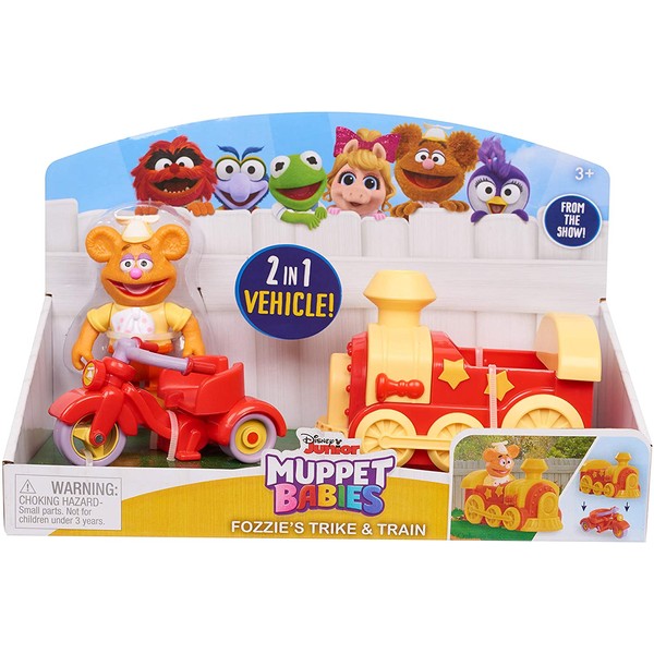 Muppets 14433 Babies Fozzie N Trike N Train, Multicolor