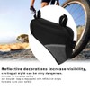 Bike Triangle Bag Outdoor AntiSplash Waterproof Front Beam Large Capacity