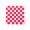 Bonjour Fete Hot Pink Checker Large Paper Napkins | Premium