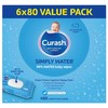 Curash Babycare Simply Water Wipes 6 x 80 Packs