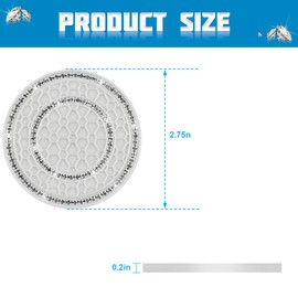 Sandfren Bling Car Cup Holder Coaster, 4PCS Silicone Crystal Rhinestone Anti Slip Vehicle Drink Mat, Soft Automotive Interior Water Bottle Pad Accessories, Universal for SUV Truck (White)