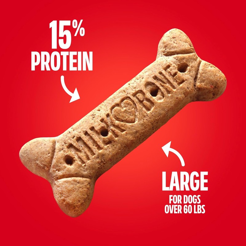 Milk-Bone Original Biscuits, Large Dog Treats, 10 Lb. Box