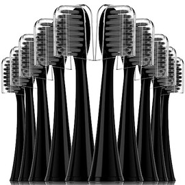 Compatible con cabezales de repuesto para cepillos de dientes eléctricos Burst para adultos, con tapas antipolvo. Ajuste perfecto con el cepillo de dientes sónico Burst de cerdas suaves de ca