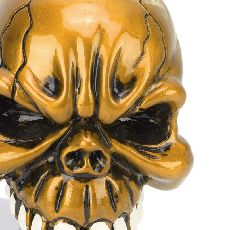 Steering Wheel Spinner Knob Skull Shape Universal Power Handle for
