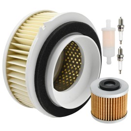 laffoonparts 4TR-14451-00 Air Filter Kit, Replacement for Yamaha XVS650 V-Star 650 Custom 1998-2011 XVS650 DragStar 1997-2003 XVS650AT V-Star Silverado 2003-2010, Replaces KN145 4X7134400100