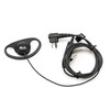 MaximalPower CLS1110 D Shape Earpiece Headset with Waterproof PTT Mic