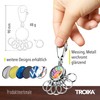 Troika Keyring , 9 cm, Silver KYR01-A084
