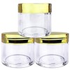 Beauticom Clear 1 oz Plastic Jar (Quantity: 3 Pieces a