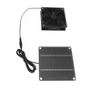 Solar Panel Fan Kit Monocrystalline Silicon 2200RPM Solar Exhaust Fan