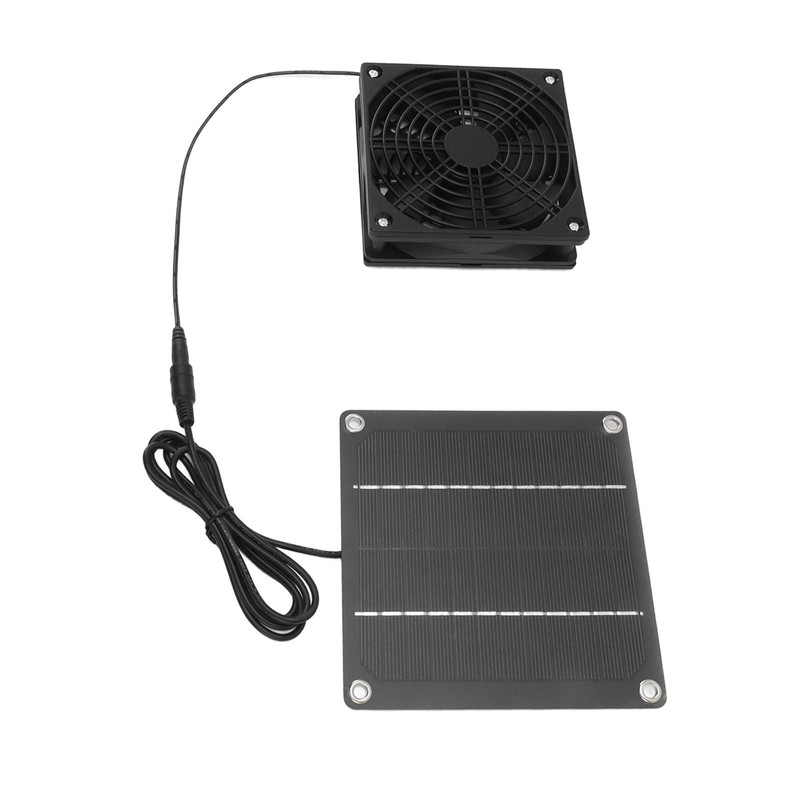 Solar Panel Fan Kit Monocrystalline Silicon 2200RPM Solar Exhaust Fan