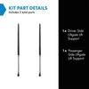 TRQ Driver & Passenger Side Liftgate Lift Support Shock Strut