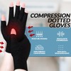Hotcakes Fingerless Compression Arthritis Gloves for Women & Men with