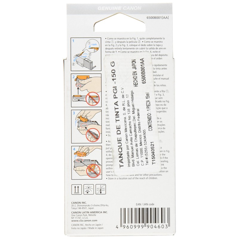 Canon Cartucho de Tinta PGI-150 PGBK (Negro)