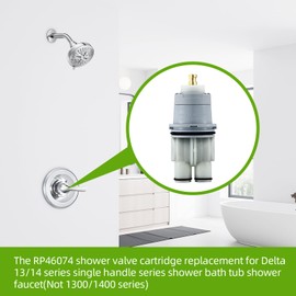 RP46074 Shower Cartridge Repair Kit for Delta MultiChoice 13/14 Series shower faucet single handle, Replacement Monitor Pressure Balance Cartridge, Includes Allen Wrench