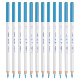 PATIKIL Sky Blue Colored Pencils Set,12 Pcs Oil Color Pencils Wooden Coloring Drawing Pencil for Artists Art Painting Sketching