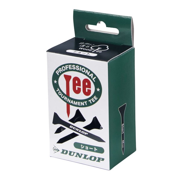 Dunlop GGF-05508 DUNLOP Wood Tee, Long, Black