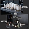 Cologne Organizer for Men Rotating Bathroom Counter Organizer, 3-Tier Solid