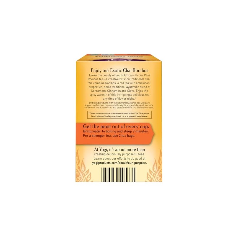 Yogi Herbal Teas, Chai Rooibos 16 ea