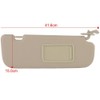 SCITOO Beige Right Passenger Side Sun Visor Compatible for Hyundai