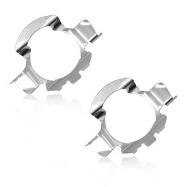 Gasedin 2 PCS H7 LED Adapter, Car H7 Led Headlight Bulb Holders Socket Retainer, Led Headlight Retainer Fits 5 Series (E60 / E61)/ X5/ A3/ A4L/ A6L/ E-Class/ML-Class/C-Class/ MK6