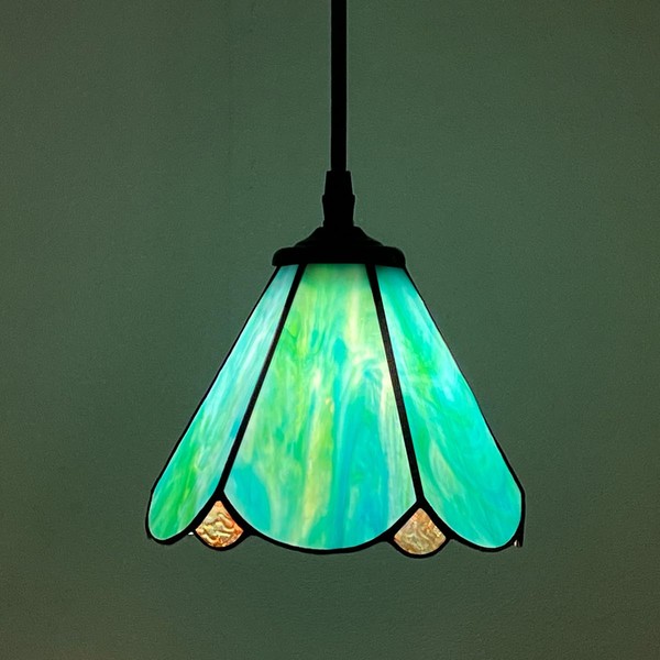 COTOSS Tiffany Pendant Light Fixtures - Mini Dimmable Plug in