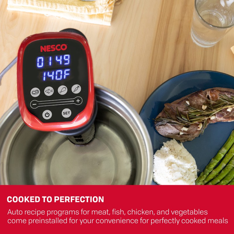 Nesco SVC-1000 Sous Vide Precision Cooker with Digital Display and