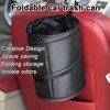TSUGAMI Car Trash Can, 2PCS Collapsible Leakproof Pop-Up Garbage Bin,