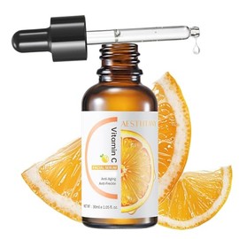 Suero Facial De Vitamina C Con Ácido Hialurónico - Hidratante, Humectante, 1.01 Onzas Líquidas