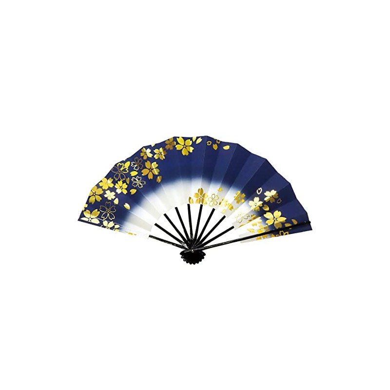 Aidata 227-228 Mai Fan, 9.0 inches (5 minutes), Black Lacquer,