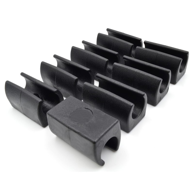 Design61 Clamping Shell Glides Set of 8 Chair Glides Floor