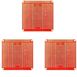 Treeidx 3pcs Expansion Board Breadboard Gold Plated Finish Proto Board PCB Compatible with Raspberry PI PICO