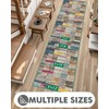 LUMI Washable Runner Rug, 3'x7' Non-Slip Hallway Mat, Low Profile