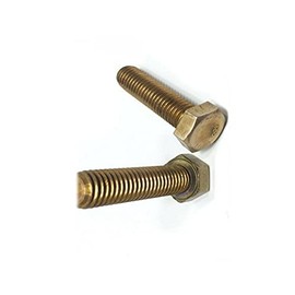 Pr-Mch Package of 10, Silicon Bronze Hex Cap Screw Bolt 1/2-13 x 3" Set Kit #DR-D6337D
