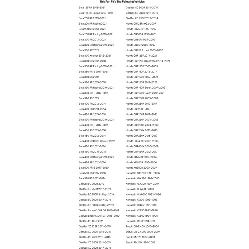 TUSK Brake Lever Polished for Suzuki DR-Z 400 2000-2004