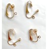 Gzingen Clip-on Earring Converters with Silicon Earring Pads, 40 Pieces