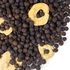 Siberian Green Siberian Green Whole Red Hawthorn Dried Berries 400g (14.11oz) Wild Harvested Crataegus Sanguinea from Altai with Apples slices as antioxidant