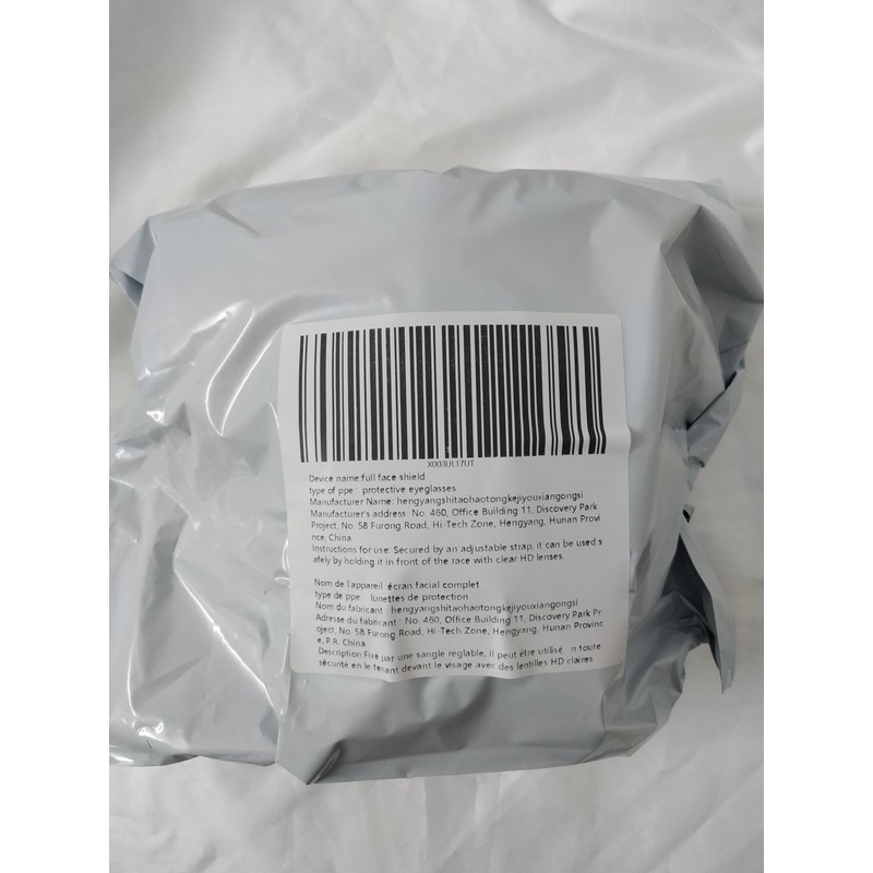 DSHTP Full Face Shield, Reusable Anti-Fog Transparent High-Definition Platic Face