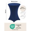 Gräfenstayn® Diana High Table Cover Various Colours and Sizes for