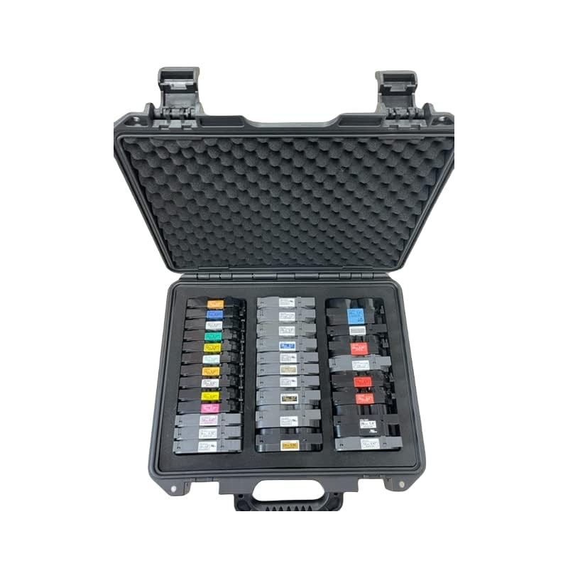 Protective Custom Label Tape Carrying Case for TZe P-Touch Tapes