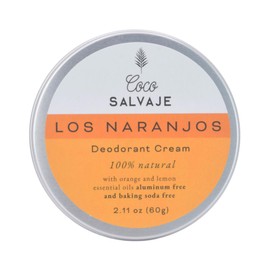 LOS NARANJOS DEODORANT CREAM - Citrus Natural Deodorant Cream for Women and Men - All-Day Odor Protection - Aluminum-Free, Baking Soda-Free, Alcohol-Free - COCO SALVAJE