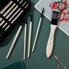 GOTH Perhk 10 Pieces Paint Brushes Set with a Carrying