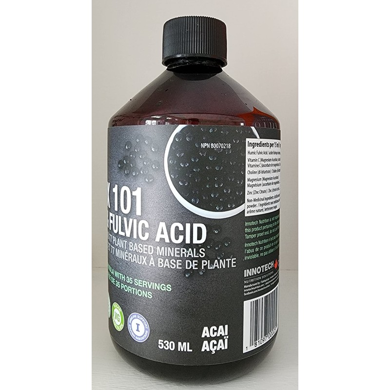 Innotech Nutrition Detox 101 with Humic and Fulvic Acid, Acai