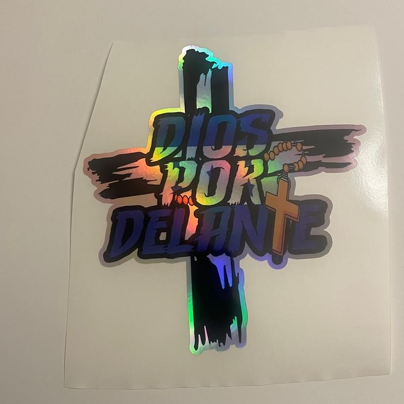 Religious holographic decal - Color: Ecuador