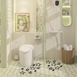 12 Stück Sternform Anti Rutsch Aufkleber für Badewanne und Dusche – mit Schaber – Rutschfeste Badewannen Aufkleber, Selbstklebende Badewannenbodenaufkleber, Pentagramm Anti Rutsch Aufkleber Schaber