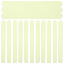 Hemoton Cinta Antideslizante para Escaleras 7.87X0.78 Pulgadas 24 Piezas Tiras Reflectantes Brillan En La Oscuridad Cinta De Seguridad para Pisos Interiores Y Exteriores