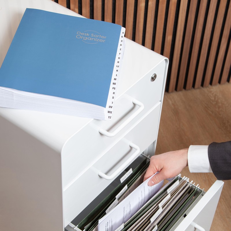 Smead Expandable Office Desk File Sorter, Office Supplies, Alphabetic (A-Z)