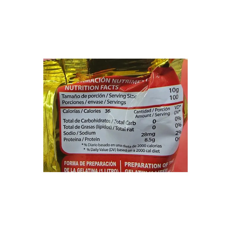 Grenetina Progel Diamante Dorada 300 Blooms 1k
