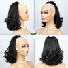 16 Inch Yaki Straight Drawstring Ponytail for Black Women Synthetic