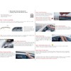 2024-2026 Tape-On Side Window Rain Guards for Toyota Land Cruiser
