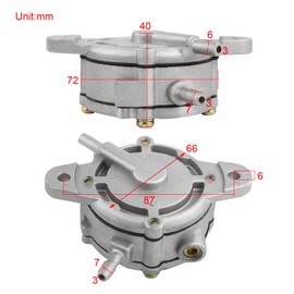 FLYPIG 150CC 250cc Vacuum Fuel Pump for GY6 50cc 125cc Moped Go Kart Quad ATV Scooter For Honda Helix CN250 CN 250 Elite CH250